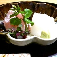 日本料理 太月 - 鯛とアオリイカ