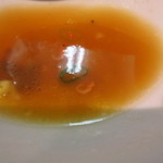 ふじ門 製麺 - スープアップ あみえび入ってます