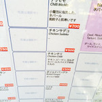 ラトバレ - チリモモの説明がおもしろい…店内のメニューでは説明がなくなっていました