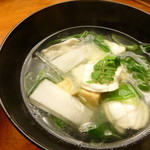 懐石料理 桝田 - お椀（河豚）
