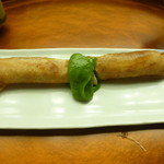 懐石料理 桝田 - からすみの春巻き風