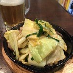 むぎばたけ - ホルモン鉄板（2016年2月に訪問）