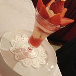 資生堂パーラー - 岐阜県産 濃姫のストロベリーパフェ