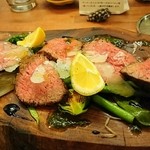 Ristorante Martello - 和牛トモサンカク炭火焼き。