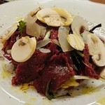 Ristorante Martello - 馬肉のカルパッチョ。