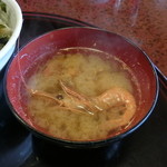 海 - エビの味噌汁