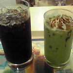 Kafedo Kurie - アイスコーヒーＴ　抹茶ラテＲ