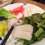 中国料理 仙ノ孫 - 四川火鍋の具材：野菜①
