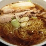 宗家一条流 がんこラーメン十八代目 - 「醤油（ネギ油）」（７００円込み）（２０１６年３月）