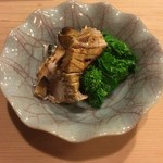 うを徳 - 鹿児島 鰆の藁焼き + 京都 菜の花のおひたし