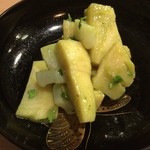 うを徳 - 京都 筍 + アオリイカ 木の芽和え（アップ）