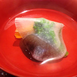 祇園 又吉 - 松葉蟹しんじょ、椎茸