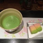 宇治香園 - お抹茶セット¥1000