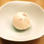 鮨 一新 - 【'16/03/01撮影】一新すし会席 3240円 のストロベリーマスカルポーネ