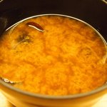 鮨 一新 - 【'16/03/01撮影】一新すし会席 3240円 のしじみの味噌汁
