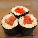 鮨 一新 - 【'16/03/01撮影】一新すし会席 3240円 の鉄火巻き