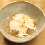 鮨 一新 - 【'16/03/01撮影】一新すし会席 3240円 のカワハギ