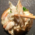 龢 - H28.03.02 毛蟹の甲羅焼き　蟹味噌醤油