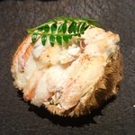 龢 - H28.03.02 毛蟹の甲羅焼き　蟹味噌醤油