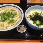 純手打ち讃岐うどん五郎 - あつあつうどん(小)¥350
      とろろごはん¥250