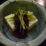 番屋ながさわ - 奴豆腐にお味噌