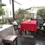 マーガレット - ウッドデッキテラス。陽だまりで優雅なひと時を。