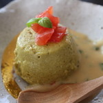 月見里 - H28.2　牡蠣のムース　バジルソース