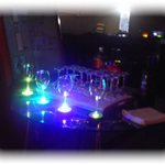 金蘭荘 花山 - 竹灯りコンサートの時間には、ロビーでワインサービスがありました。　2014.10