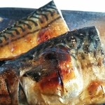 磯家 たいこま - 定食のさばみりん干し。