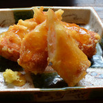 処屯 - 海老入り湯葉巻揚げ