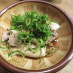 立ち呑みのさのや - 鯛肝ポン酢 180円(2015.12)