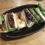 立ち呑みのさのや - 焼下仁田葱 200円(2015.12)