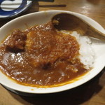 立ち呑みのさのや - ポークカレー(ハーフ) 値段不明