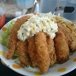 浜田屋食堂 - 牡蠣とワカサギのコラボとは！！