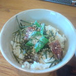 ラーメンにっこう - アゴ出汁の冷たいラーメン〆メシ