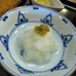 みのや - 柚子胡椒と大根おろし