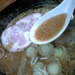 ラーメン拳 - ラーメン拳　豚味噌ラーメン　スープ