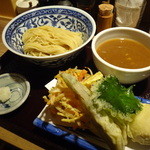 東京天ぷらつけ麺 天丸 - 天丸つけ麺＋味玉天