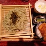 天地豊作 - 魚沼からむし麺＋タレかつ小丼…税込1200円