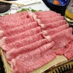 和牛の紀楽 - すき焼き肉①（佐賀牛サーロイン）