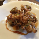 くろさわ東京菜 - 葉玉ねぎ ホタルイカのかき揚げ