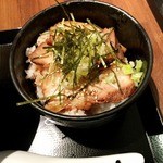 味音 - ランチセットのチャーシュー丼