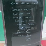 大阪ハラールレストラン - 本日のメニュー、ビュッフェ（金曜日）