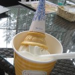 ビーチサイドカフェ - ソフトクリーム（300円）