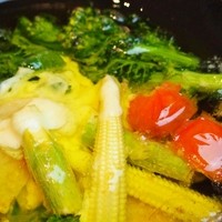 夏野菜のチーズアヒージョ