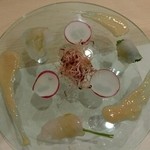 あま木 - 2016年3月 カワハギとカワハギの肝ソース
      
      