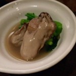 ひより　麦縄本舗　炭焼酒場 - H28.03.04 お通し「牡蠣」