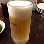 ひより　麦縄本舗　炭焼酒場 - H28.03.04 サッポロ黒ラベル生ビール