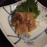 熟成本鮪と熟成黒毛和牛A5と熟成鹿肉の食べ比べ！魚せん - 梅水晶