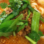 刀削麺・火鍋・西安料理 XI’AN - 担々麺ハーフセット パクチー入り